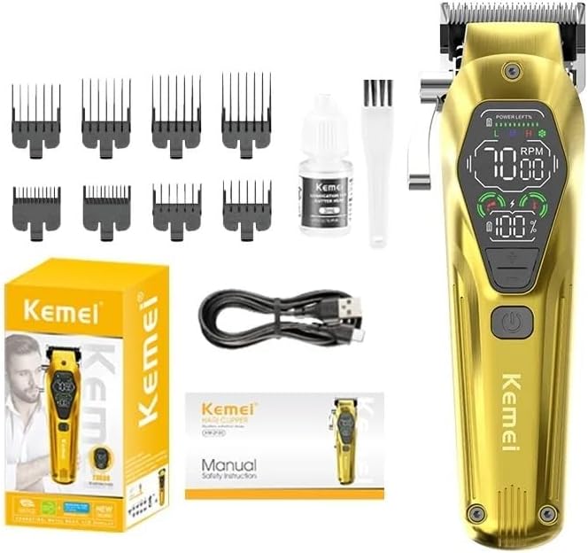 51-PS4TjLqL._AC_.jpg ماكينة حلاقة KM-1698 من كيمي