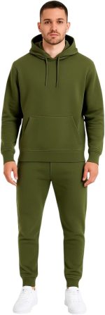 طقم رياضي رجالي مريح، بلوفر هودي وبنطلون، متوفر بألوان متعددة للشباب والرجال من ميزا