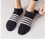 Mens Short Socks (Ankle) Multi Color Comfort Cotton Blend Sport Socks, Size Fits (41-45), Pack of 6 - الصورة 5