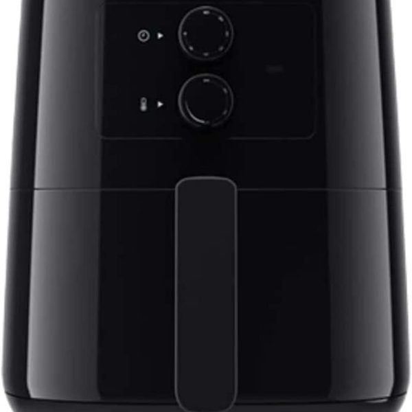 مقلاة هوائية اسنشيال من فيليبس، سعة 4.1 لتر، عرض أنالوج، 50 هرتز، جهد إمداد 220 فولت، لون أسود، موديل HD-9200، 1400.0 واط