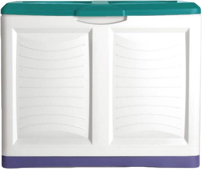Bama Large Storage Container - 200L, Multi-Color, Wheeled (Made in Italy