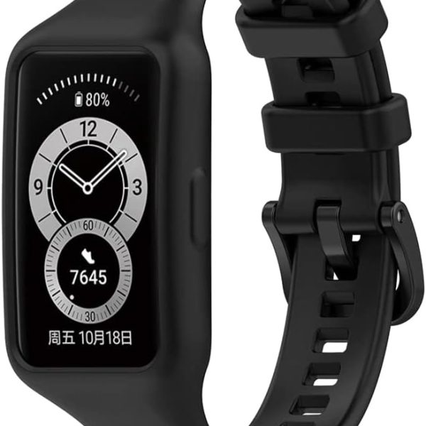 سوار رياضي سيليكون بديل لهونر 6 اسود للجنسين