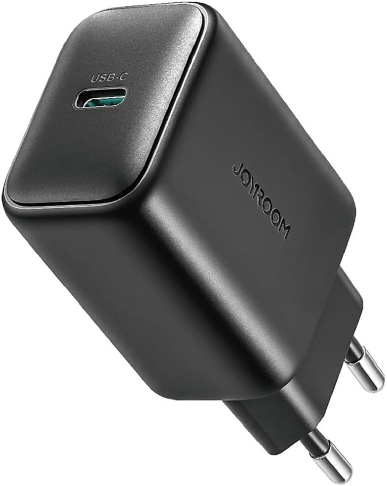 شاحن من جوي روم بتقنية USB-C، متوافق مع هواتف سامسونج وآيفون والأجهزة المحمولة، بمنفذ واحد