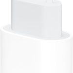 محول شاحن ابل 20 وات منفذ USB-C، أبيض