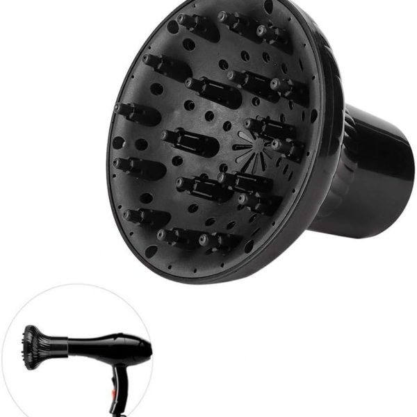 موزع تجعيدات مضاد للتجاعيد، مجفف شعر عالمي محمول، موزع لتجعيد الشعر، اداة تصفيف الشعر المجعد