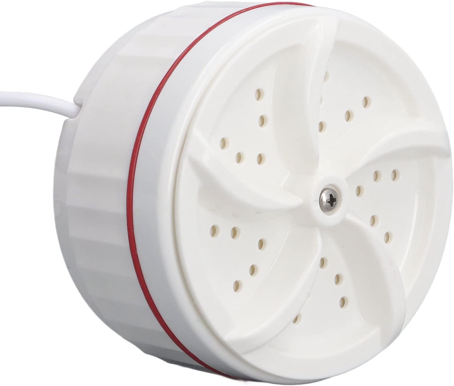 516wWxUUIJL._AC_SL1500_.jpg غسالة ملابس محمولة صغيرة الحجم بمنفذ USB لاسطح الترابيزات مناسبة لرحلات العمل تستغرق 30 دقيقة للغسل موفرة للطاقة والمساحة من دبفورز تحميل علوي أبيض