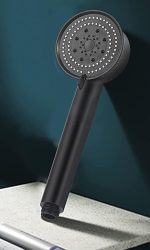 ⁦رأس دش محمول عالي الضغط تيربو من بوستيير مع 5 وظائف (أسود)⁩ - الصورة ⁦4⁩