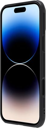 ⁦جراب حماية كام شيلد برو من نيلكين، بغطاء منزلق للكاميرا وتصميم رفيع وأنيق لهاتف آيفون 16 برو ماكس شبكة الجيل الخامس 5G مقاس 6.9 بوصة، آيفون 16 برو ماكس 5G - أسود⁩ - الصورة ⁦4⁩