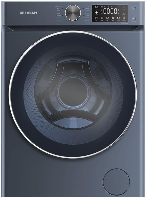 غسالة فريش فول اوتوماتيك تحميل أمامي 9 كيلوجرام انفرتر - لون كحلي - W9DD1455G2OB