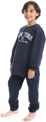 ⁦بيجامة شتوي للأولاد من ريد قطن (عبوة من 2 قطعة)⁩ - الصورة ⁦2⁩