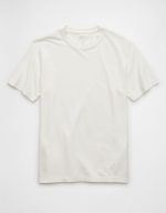 ⁦تيشرت من قماش بيكيه وتصميم على شكل مربع بقصة مريحة للرجال من امريكان ايجل⁩ - الصورة ⁦4⁩