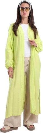 كارديجان صيفي للنساء مع أساور أكمام مرنة من كارينا