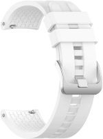 ⁦سوار ساعة رياضي صغير من السيليكون غير اللامع مقاس 22 ملم، 46 ملم، أبيض من اي بي⁩ - الصورة ⁦6⁩