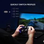 ⁦جيم سير وحدة تحكم سلكية من كاليد لجهاز Xbox Series X|S، Xbox One، ويندوز 10/11 وستيم، وحدة تحكم للالعاب بخاصية التوصيل والتشغيل، وحدة تحكم العاب فيديو شفافة مع عصا تحكم بتاثير القاعة/ زناد قاعة، USB⁩ - الصورة ⁦8⁩