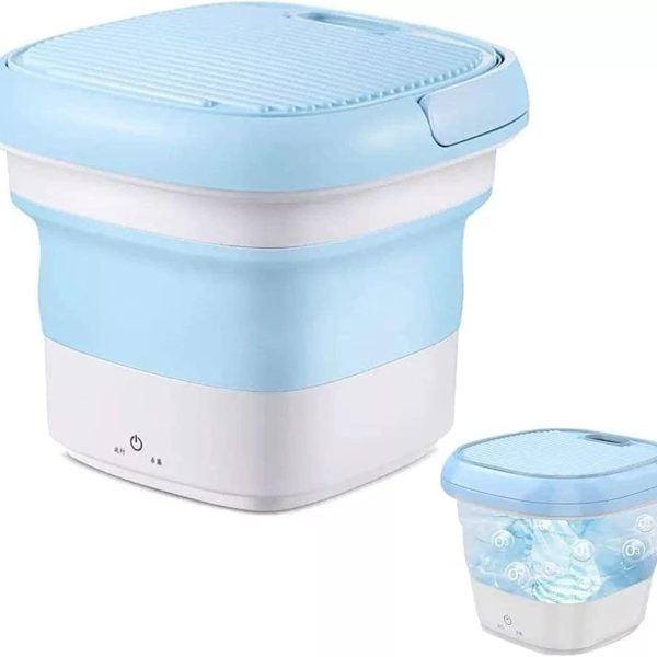 الغسالة المحمولة الصغيرة – غسالة مدمجة للملابس مناسبة للسفر والأماكن الصغيرة