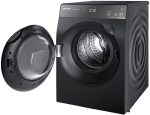⁦غسالة ملابس طراز ES-FS114KLE-G اوتوماتيك بالكامل سعة 11 كجم بتقنية العاكس من شارب، لون رمادي غامق⁩ - الصورة ⁦4⁩