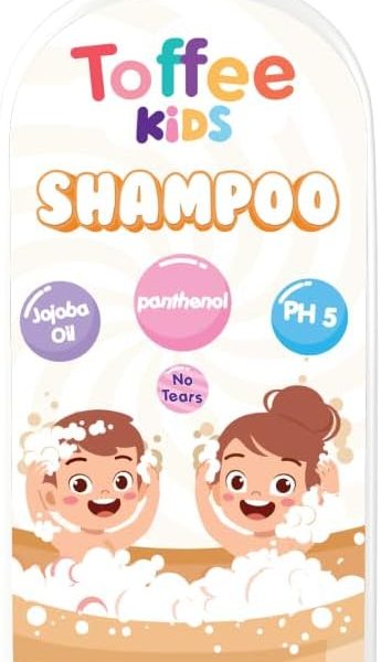 شامبو للأطفال للعناية بالشعر | برائحة عطرة | 250 ملليلتر| تنظيف لطيف وتحكم في التجعد | مغذي ومرطب من توفي