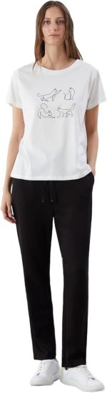 بنطلون رياضي بخصر بأستك للنساء من ال سي وايكيكي