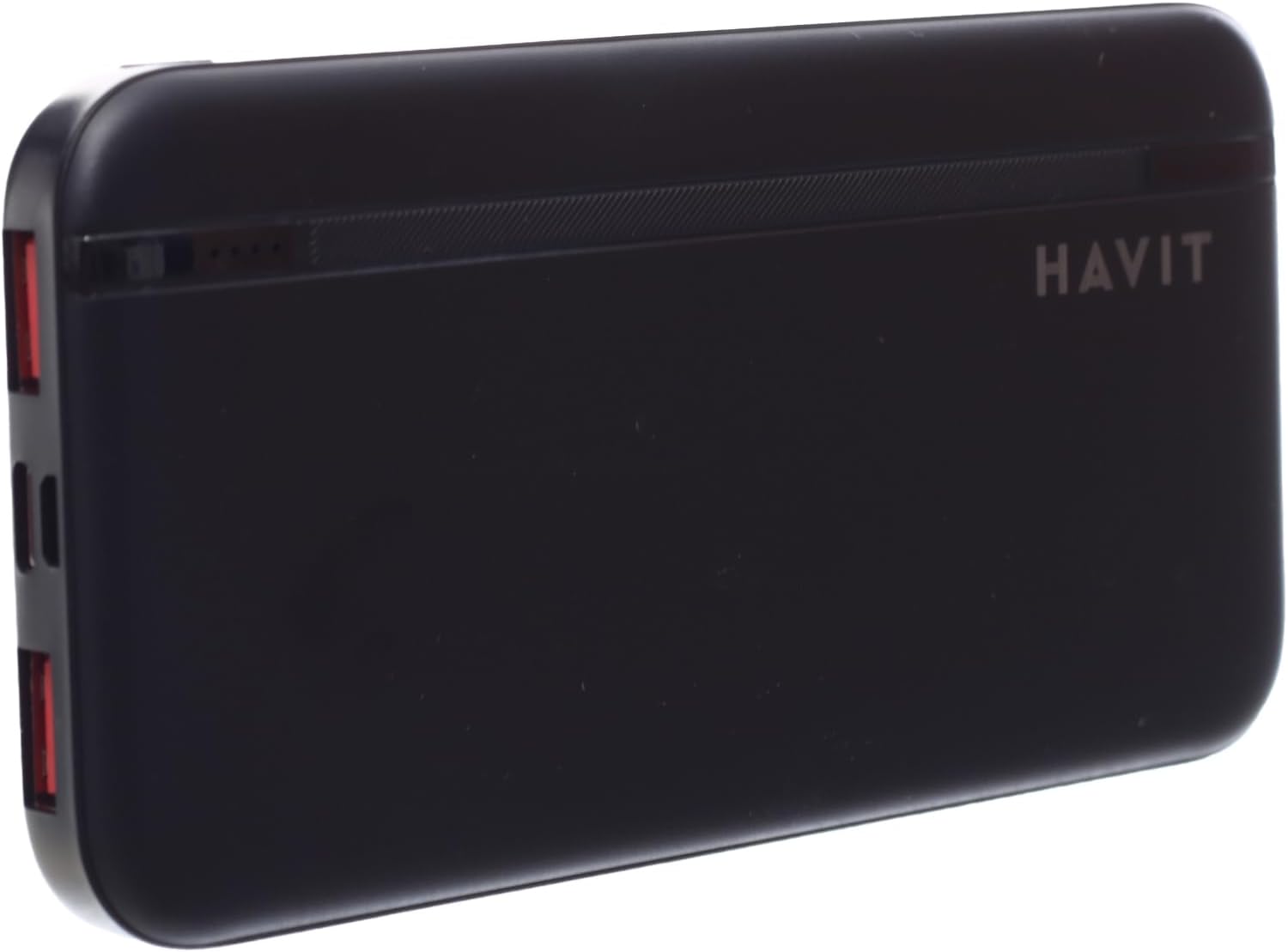 51RVJnI4vVL._AC_SL1500_.jpg باور بانك PB90 نحيف للشحن السريع 10000 مللي أمبير في الساعة - 20 وات و22.5 وات، منافذ إخراج مزدوجة (USB-C + USB-A) متوافق مع آيفون 15/14/13/12 وسامسونج جالاكسي S24/S23 وهواوي وشاومي وايباد من هافيت