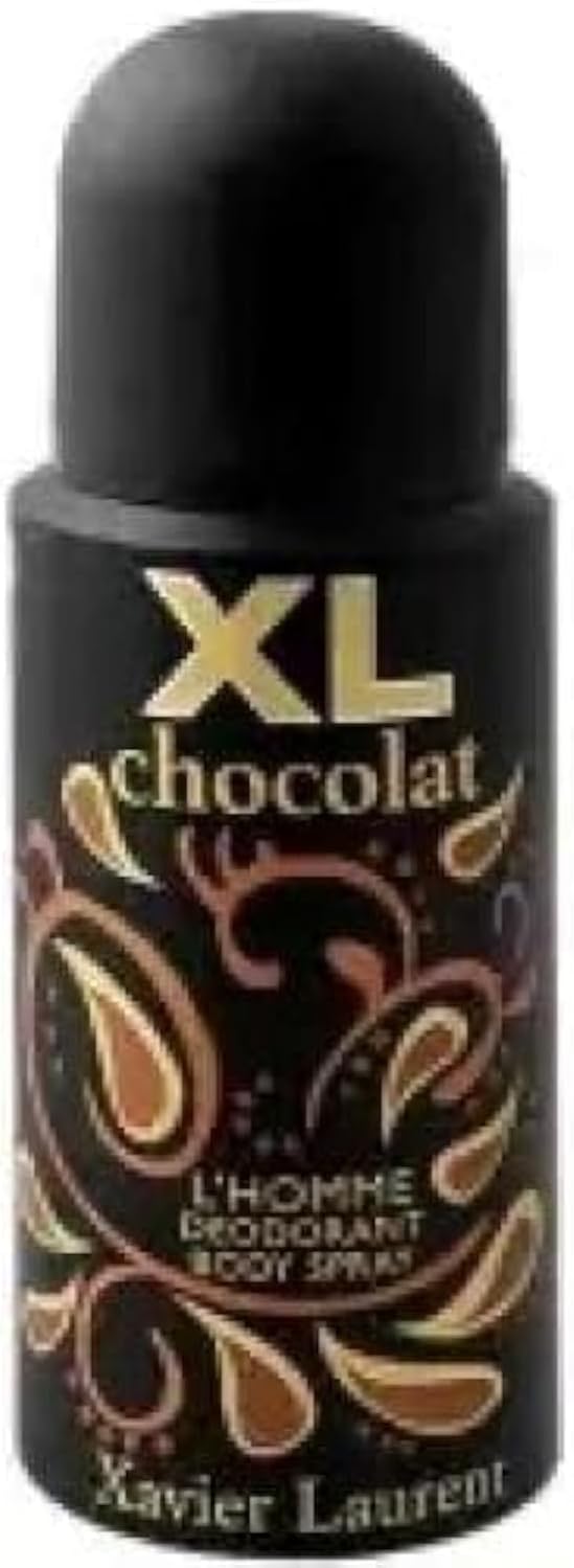 51SyjVWucSL._AC_SL1500_.jpg سبراي الجسم بالشوكولاتة XL 0077 للرجال، من اكس ال، 150.0 ملليلتر