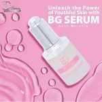 ⁦BG Skin Serum 30 ml – Anti-Wrinkles – with Hyaluronic Acid -Collagen and Niacinamide – Caffeine Skin Elasticity - Skin Tone Brightening - Reduces fine lines - Skin Soothing and Hydrating⁩ - الصورة ⁦2⁩