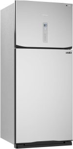 ⁦ثلاجة ديجيتال بخاصية إذابة الثلج (نو فروست) انفرتر من تورنيدو، سعة 450 لتر، فضية، موديل RF-580ATV-SL⁩ - الصورة ⁦5⁩