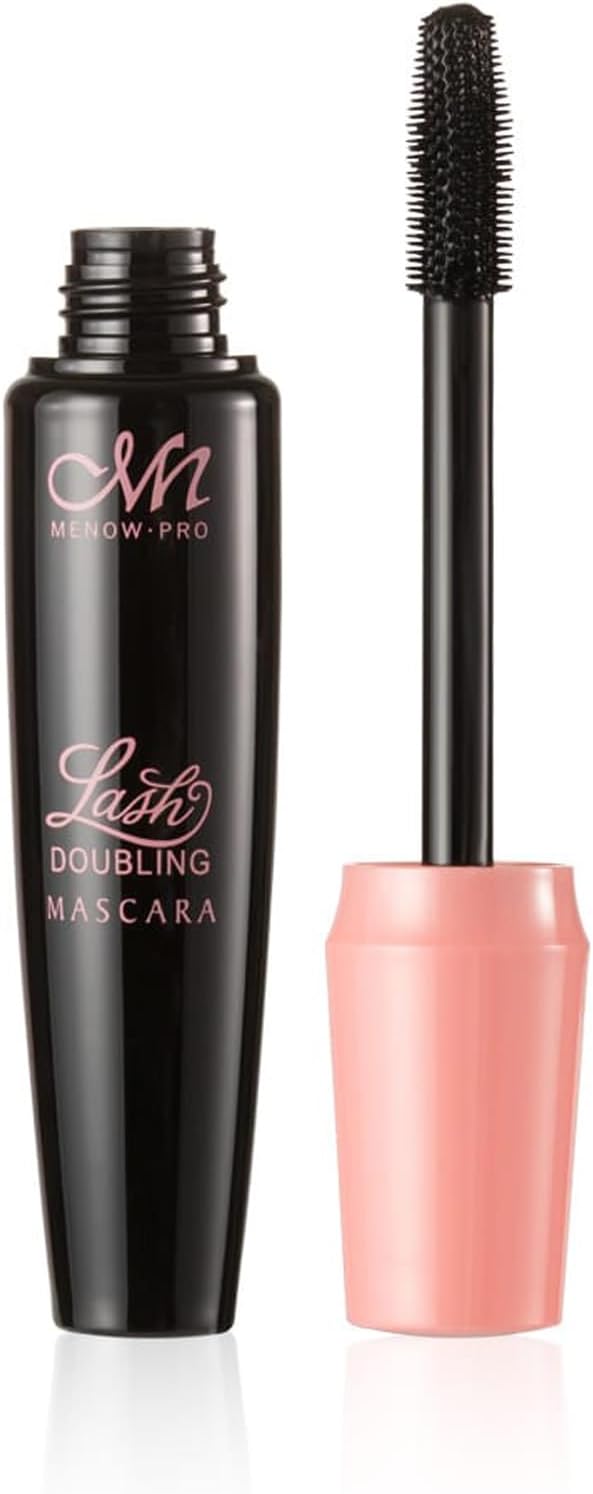 51UXum6udkL._AC_SL1500_.jpg ماسكارا 3 دي ايفكت لاش دابلينج لزيادة طول الرموش بنسبة 400% - 10 جم، من مينو، أسود