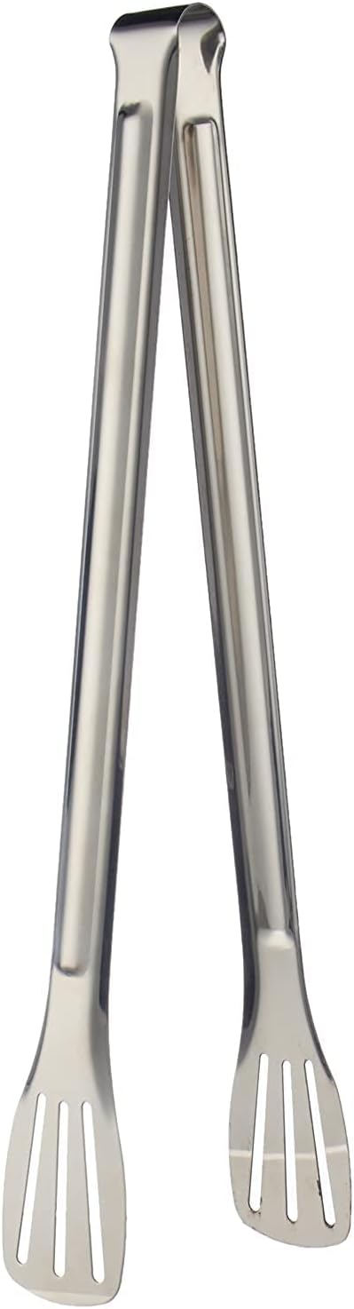 Generic Food clip rectangle stainless steel serving handle - silver