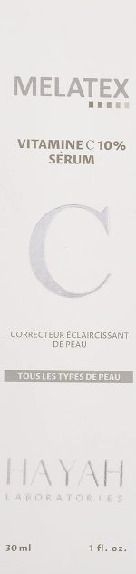 ⁦سيروم للوجه بفيتامين سي 10% من ميلاتكس - 30 مل⁩ - الصورة ⁦3⁩