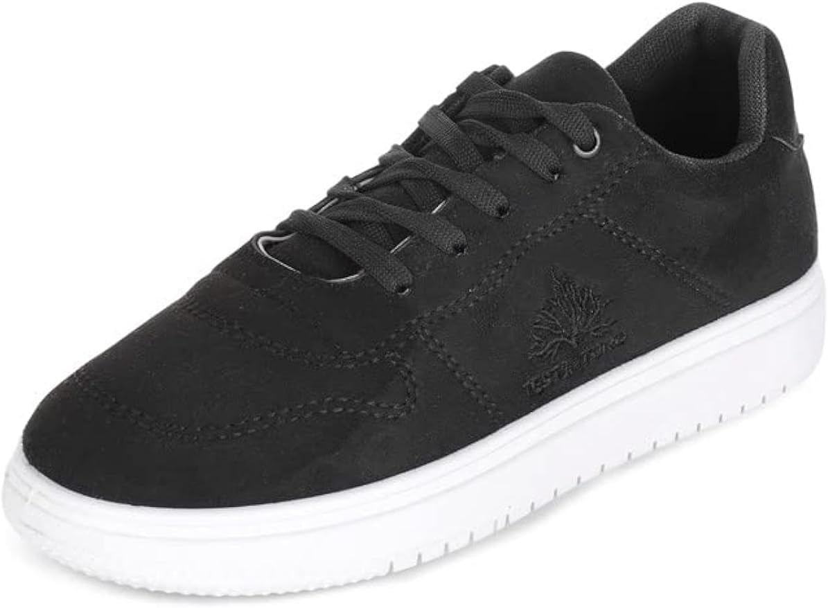 51Vza9fjZPL._AC_SL1500_.jpg حذاء من تيستا تورو قابل للغسيل مصنوع شمواه ومبطن الداخل ومصمم بدعامة للكعب وفرشاة فوم أحذية رياضية للرجال