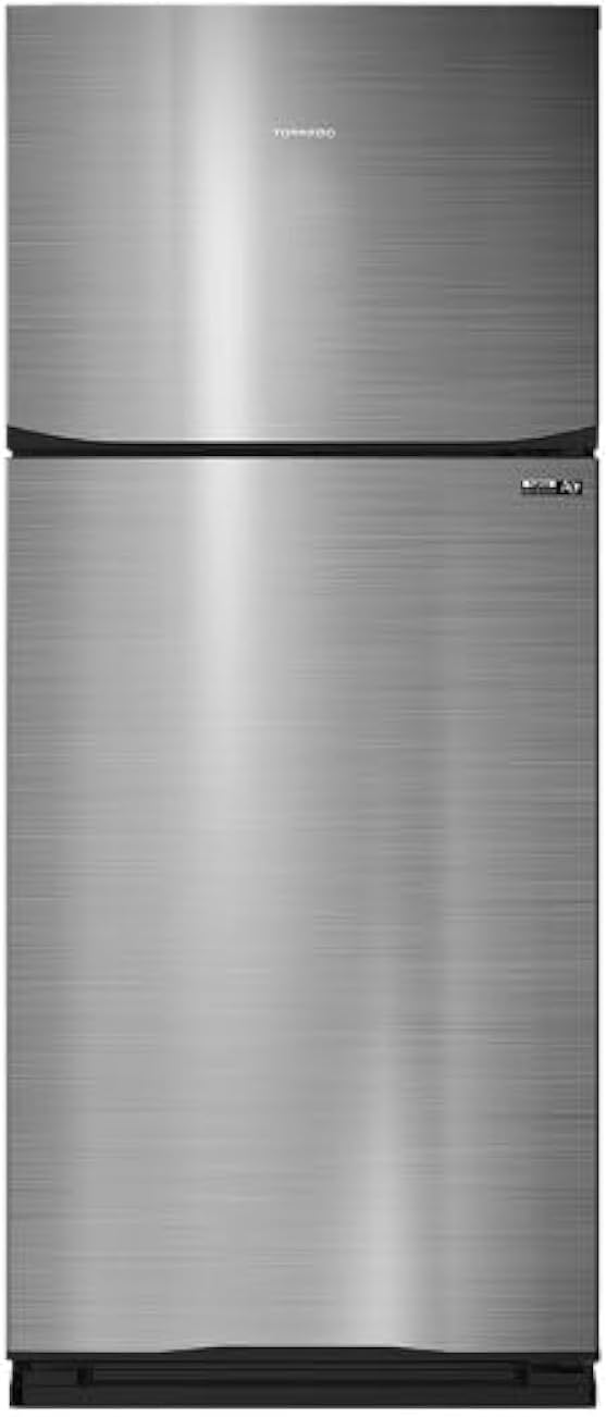 51aDiKQOGzL._AC_SL1500_.jpg ثلاجة تورنيدو نو فروست 450 لتر من الستانلس ستيل الداكن RF-580T-DST