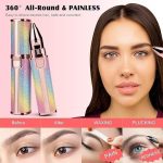 ⁦أداة إزالة شعر الحواجب والوجه للنساء، ماكينة حلاقة الوجه 2 في 1 محمولة على شكل أحمر شفاه للوجه والجسم، أداة حلاقة لاسلكية للعناية السريعة، HX-203⁩ - الصورة ⁦7⁩