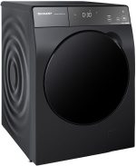 ⁦غسالة ملابس طراز ES-FS114KLE-G اوتوماتيك بالكامل سعة 11 كجم بتقنية العاكس من شارب، لون رمادي غامق⁩ - الصورة ⁦3⁩