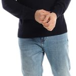 بلوفر بيسيك برقبة دائرية وقصة عادية للرجال من اندورا
