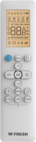 ⁦تكييف سبليت احترافي تبريد توربو فقط، 1.5 حصان من فريش، لون أبيض، FUFW12C/IW⁩ - الصورة ⁦3⁩
