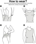 ⁦تيشرت داخلي بقصة ضيقة للرجال، تيشرت ضاغط لتشكيل الجسم، فيست للتحكم في البطن، تيشرت خفيف الوزن ومزود بمسامات للتهوية، تيشرت غير مرئي أسفل الملابس بتصميم بدون خياطة للتمارين الرياضية والارتداء اليومي⁩ - الصورة ⁦5⁩