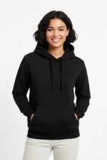 ⁦رومبا – هودي سويتشيرت رجالي ونسائي، خامة ميلتون إسفنجي ناعمة، بغطاء للرأس (كابيتشو) مع جيب أمامي⁩ - الصورة ⁦4⁩