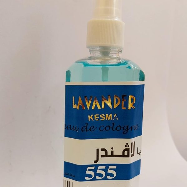 عطر او دو كولون بخاخ بغطاء، برائحة اللافندر 85% سعة 120 مل