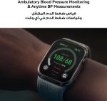⁦ساعة هواوي D2 LCA-B10 بهيكل اسود من الألومنيوم وسوار أسود من المطاط الفلوري 48 ملم، نظام تحديد المواقع، مراقب معدل ضربات القلب، تشبع الاكسجين⁩ - الصورة ⁦5⁩