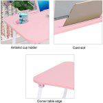 ⁦طاولة سرير للاب توب من استوري، محمولة لقراءة الكتب (خشبي)⁩ - الصورة ⁦3⁩