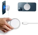 ⁦شاحن لاسلكي مغناطيسي متوافق مع آيفون X، Xs، Xr و11 و12 و13 و14 و15 وايربودز برو وايربودز (شبكة الجيل الثاني) وموبايلات الشحن اللاسلكي الأخرى من ذا كوبيديا⁩ - الصورة ⁦3⁩