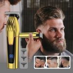 ⁦ماكينة حلاقة وتشذيب وقص شعر احترافية لحلاقة دقيقة بدون مجهود من سوكاني، (لون ذهبي) SK-LF-9933⁩ - الصورة ⁦5⁩