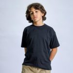 ⁦تيشرت سادة برقبة دائرية للاولاد من بيس ريبابليك⁩ - الصورة ⁦4⁩