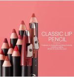 ⁦مجموعة أقلام تحديد شفاه مطفية، 6 ألوان، درجات نود ووردي، 6 قطع، مجموعة سي⁩ - الصورة ⁦2⁩