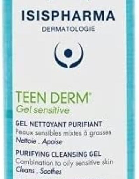 جل تين ديرم للبشرة الحساسة من ايزيس، 400 مل، اسيس فارما،