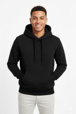 ⁦رومبا – هودي سويتشيرت رجالي ونسائي، خامة ميلتون إسفنجي ناعمة، بغطاء للرأس (كابيتشو) مع جيب أمامي⁩ - الصورة ⁦3⁩