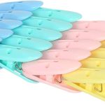 Plastic clothes peg set - 20 pieces, Multi Color