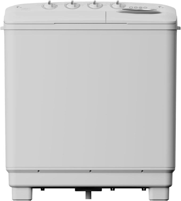 Midea washing Machine Twin Tub MTE02W120/W, Super big drum, Filter Air flow 360, 12K, White