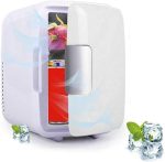 ⁦"ثلاجة ميني: تبريد وتسخين 4 لتر، تعمل على 220V و12V، مثالية للسفر والمكتب، نموذج مزدوج 12V + 220V" - من جينيريك⁩ - الصورة ⁦3⁩