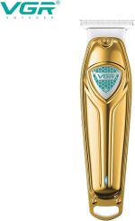 ⁦ماكينة حلاقة احترافية بدون اسلاك V-911 من في جي ار وشفرات الستانلس ستيل وكيبل شحن USB مع 3 امشاط للرجال. وقت التشغيل: 180 دقيقة بطارية ليثيوم ايون 1200 مللي امبير لون ذهبي في-911⁩ - الصورة ⁦6⁩